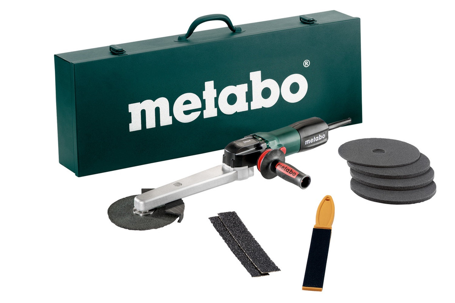 Metabo 602265620 6 In. fillet weld grinder with flat design for stainless steel welds