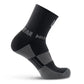 5" Crew Height Trail Running Sock (Black/Gray) - Chief Miller Apparel