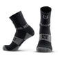 5" Crew Height Trail Running Sock (Black/Gray) - Chief Miller Apparel