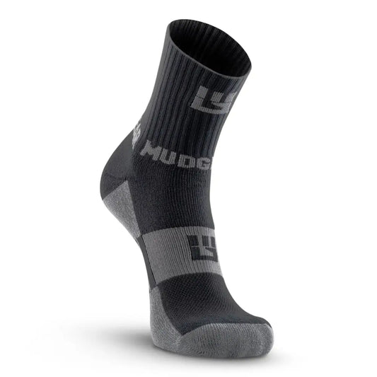 5" Crew Height Trail Running Sock (Black/Gray) - Chief Miller Apparel