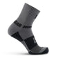 5" Crew Height Trail Running Sock (Gray/Black) - Chief Miller Apparel