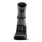 5" Crew Height Trail Running Sock (Gray/Black) - Chief Miller Apparel