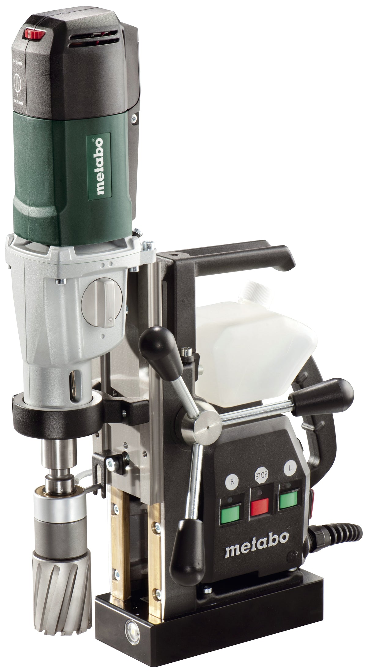 Metabo 600636620 magnetic core drill with reliable magnetic base and integrated cooling