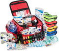 Complete contents of the Scherber Premium First Responder Trauma Kit - Fully Stocked including bandages, gloves, and other essential medical supplies.