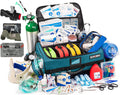 Complete EMS starter pack within Scherber Ultimate First Responder Trauma kit featuring diverse supplies for emergency medical situations.