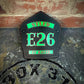 Traditional Panel Shield (1-1 Panel) Leather Helmet Front