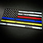 American Flag Rustic Red Blue Yellow - Decal Chief Miller Apparel