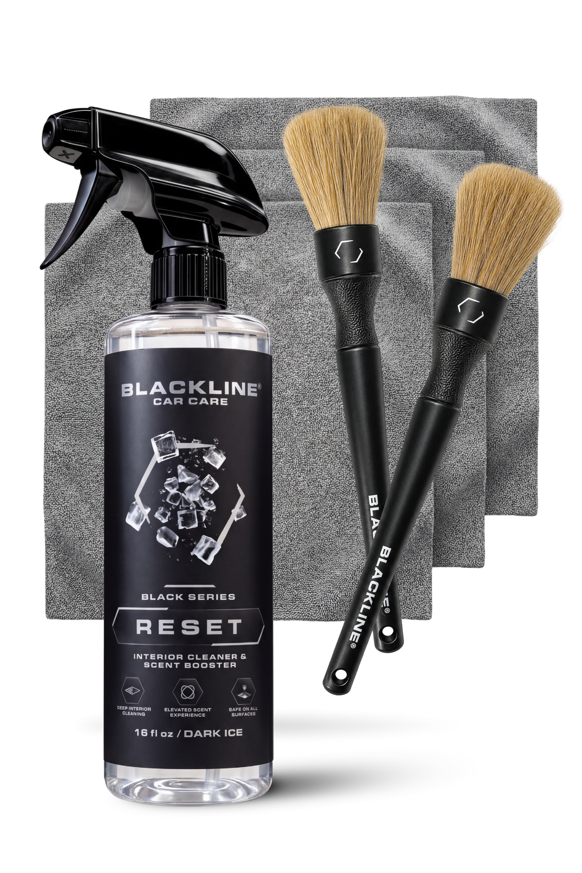BLACKLINE® BOAR'S HAIR BRUSH SET - view 8