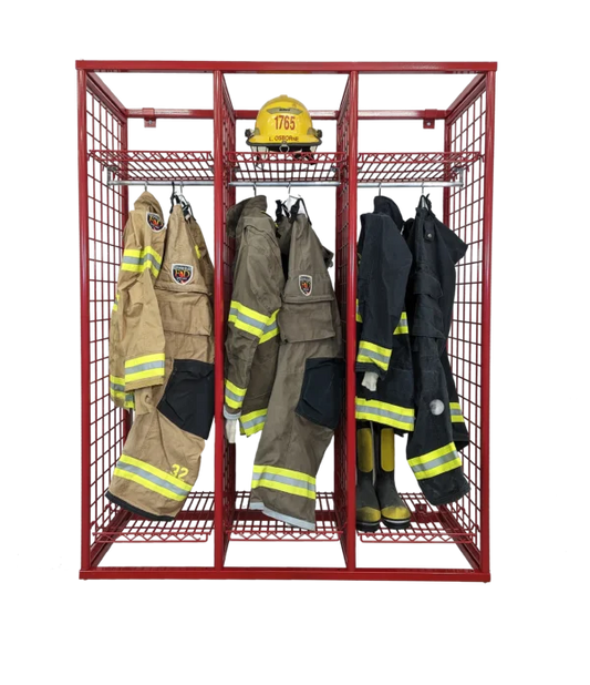 Circul-Air WMGL – Wall-Mounted Gear Locker for Fire Departments & First Responders