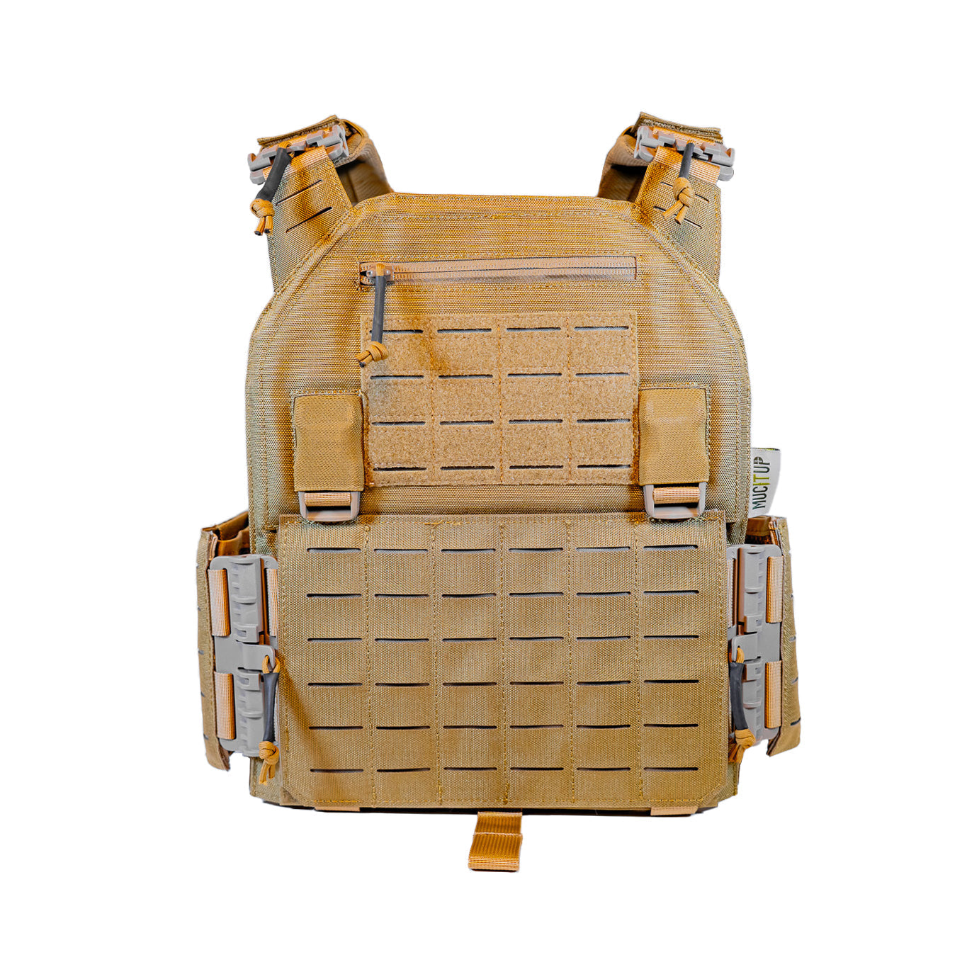 Side view of the MUCTAC Plate Carrier 10x12 displaying its modern tactical look, perfect for various outdoor activities.