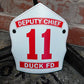 Traditional Panel Shield (1-1 Panel) Leather Helmet Front
