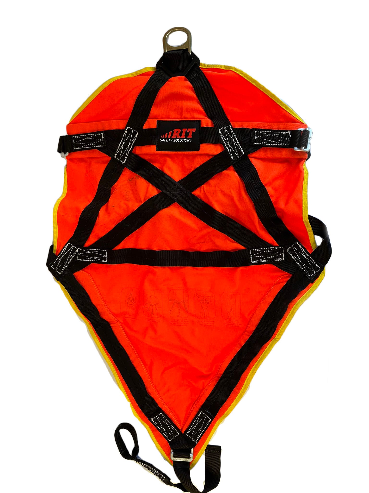 Flexible design of the EZ DON Emergency Rescue Harness, perfect for both conscious and unconscious rescue scenarios, emphasizing its utility as an emergency rescue harness.