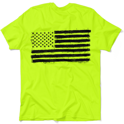Old Glory - Safety Yellow Hi-Vis T-Shirt