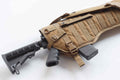 Tactical Rifle Scabbard product image showcasing padded adjustable strap and MOLLE compatibility.