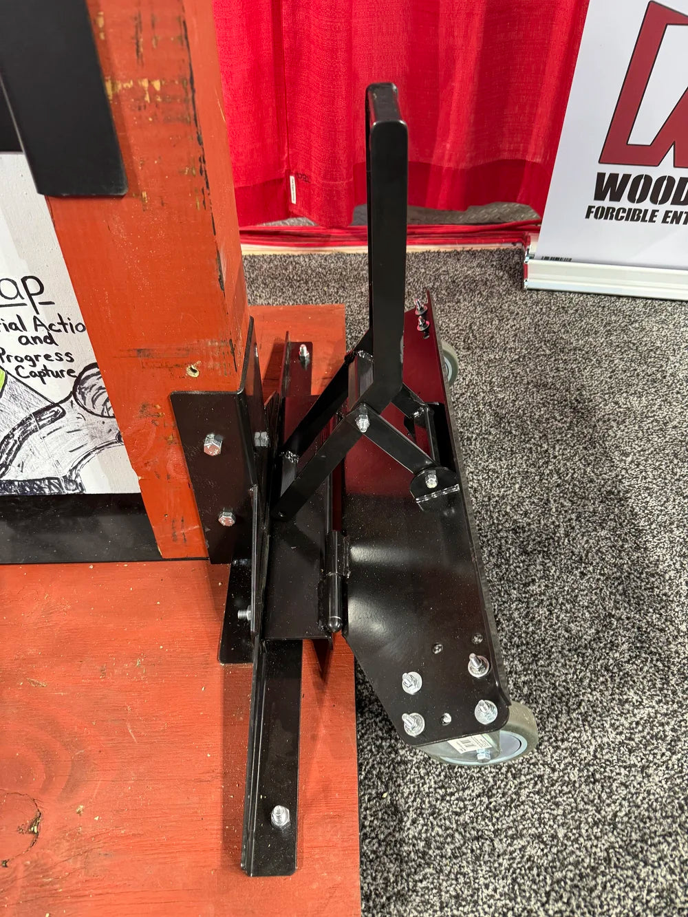 DIY Door Prop Kit for Firefighters - Simulation of forcible entry techniques using the kit.