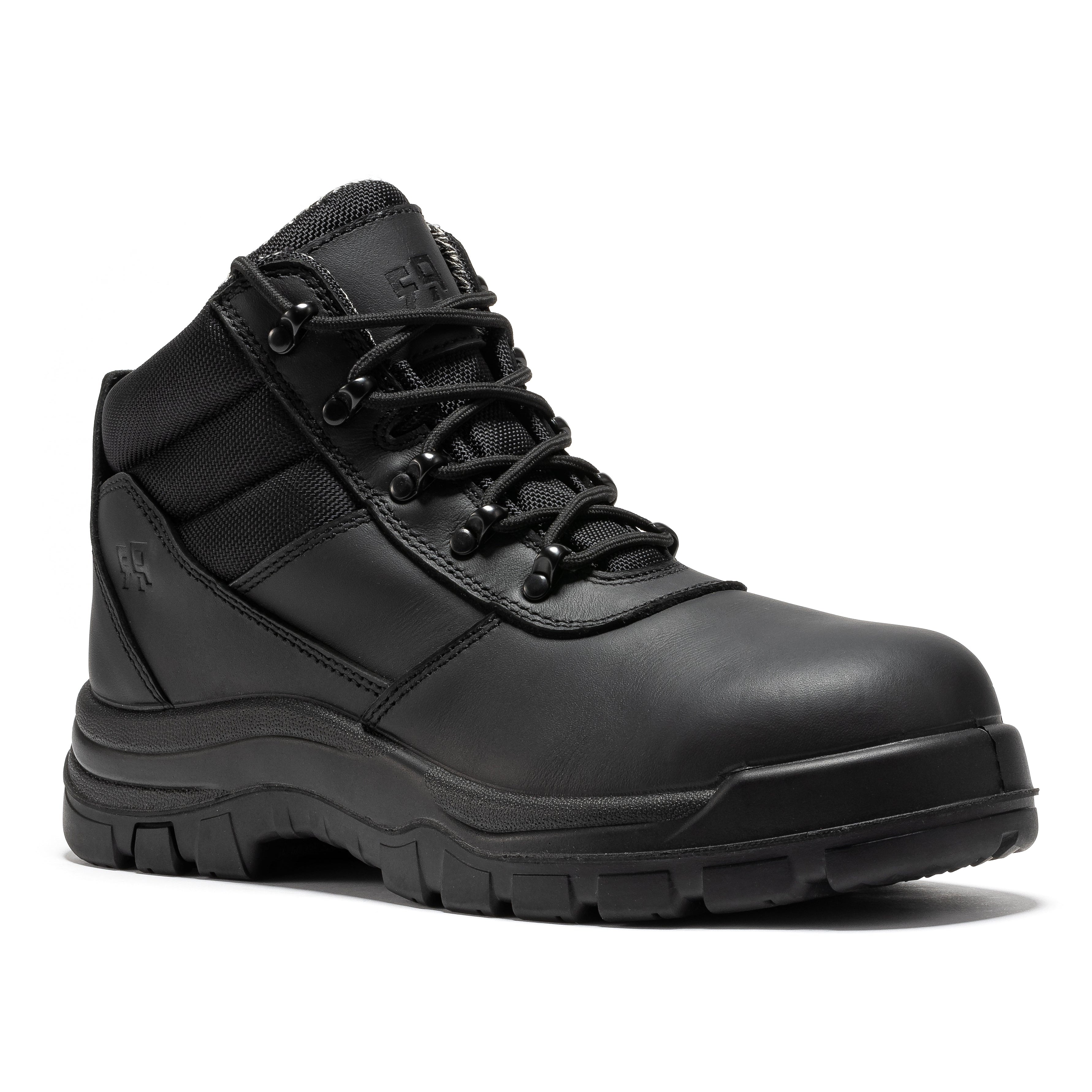 ROCKROOSTER Black Zip-sided Work Boots