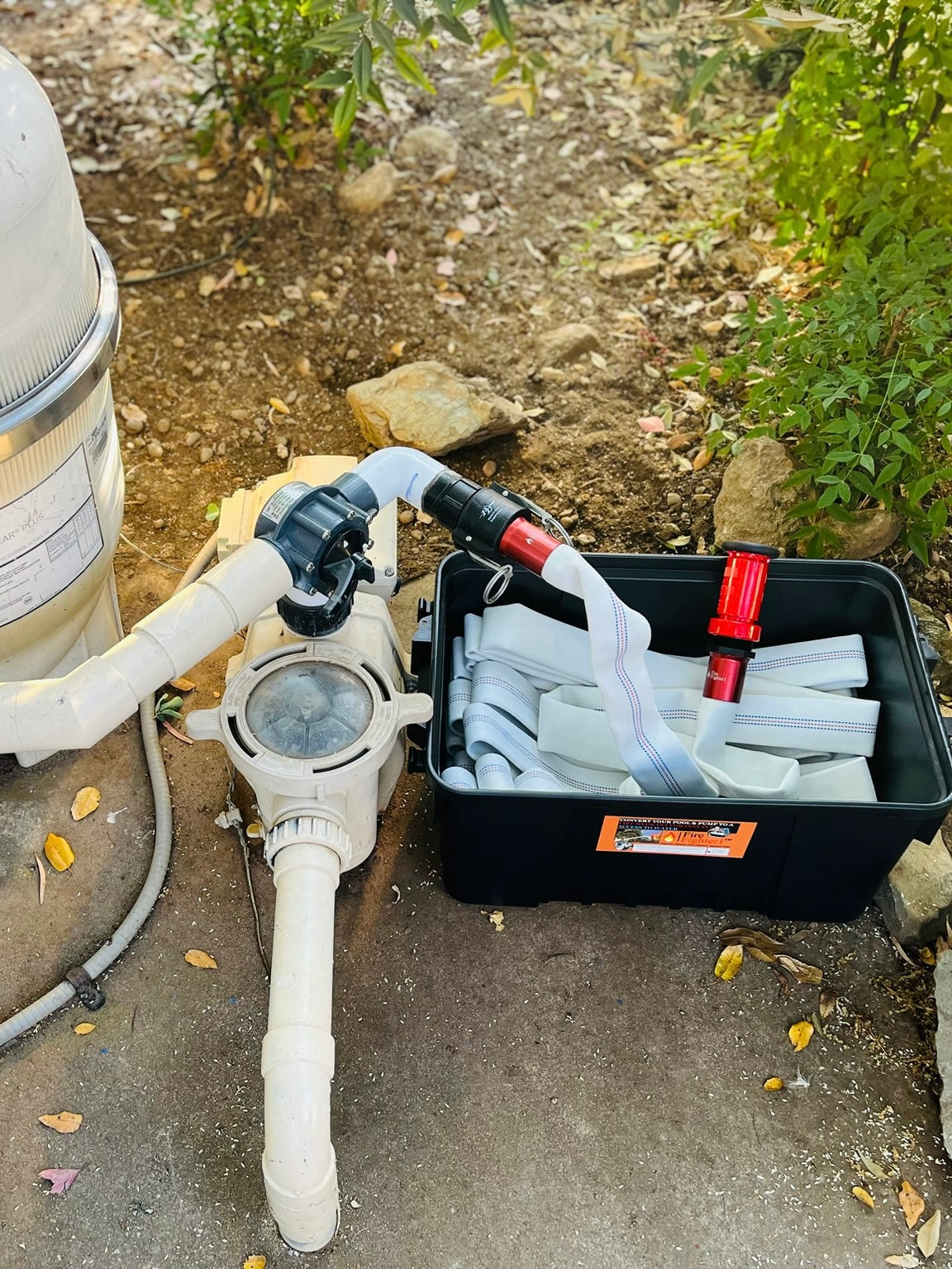 Solid 100ft FireFighter1™ Fire Hose - view 2