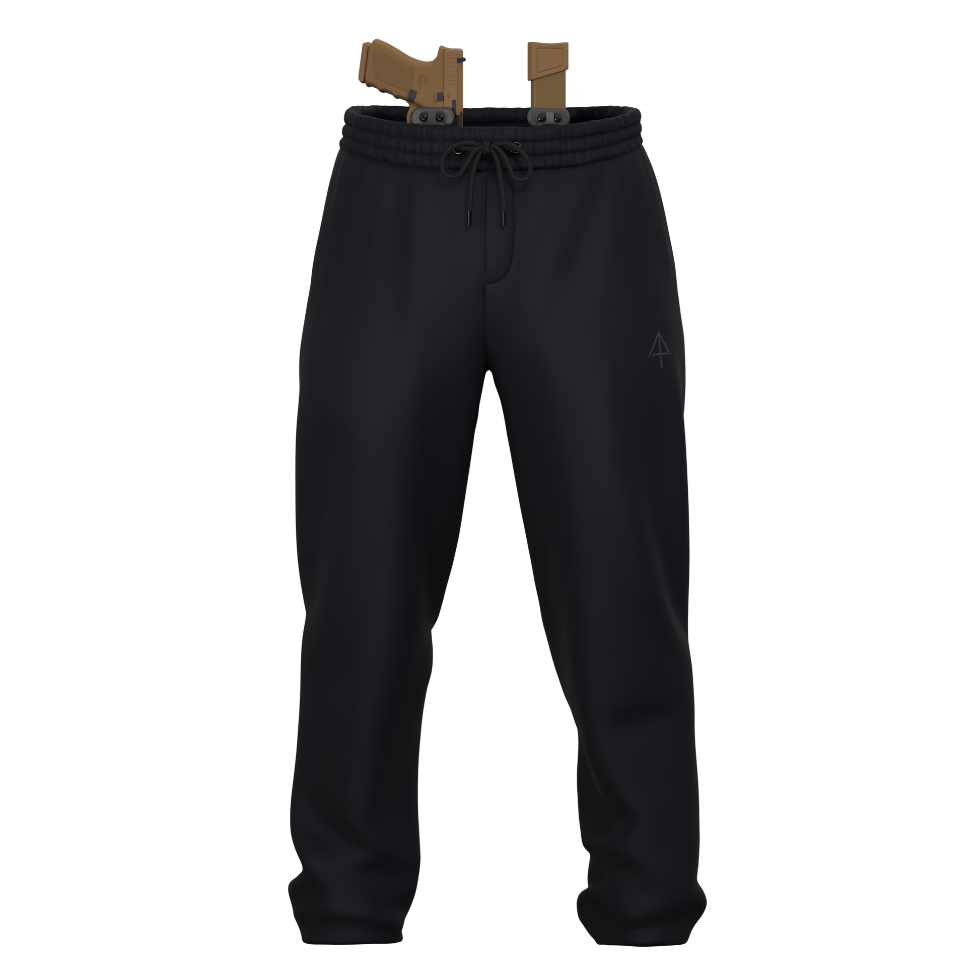 Full-length inseam of Carrier Sweatpants Mk.II, ideal for concealed carry sweatpants lovers looking for comfort.