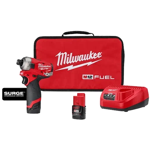 Milwaukee 2551-22 M12 Surge 1/4 Hex Hydraulic Driver Kit
