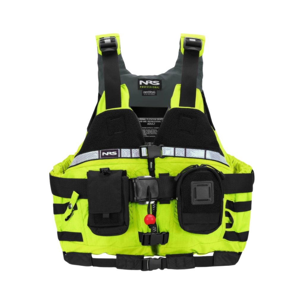 NRS professional life vest on a white background