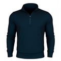 Durable Quarter Zip model demonstrating concealment for concealed carry apparel.