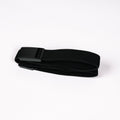Enhanced Rapid Clasp Retention Belt with detailed showing of the nylon-elastic webbing, ideal for concealed carry.