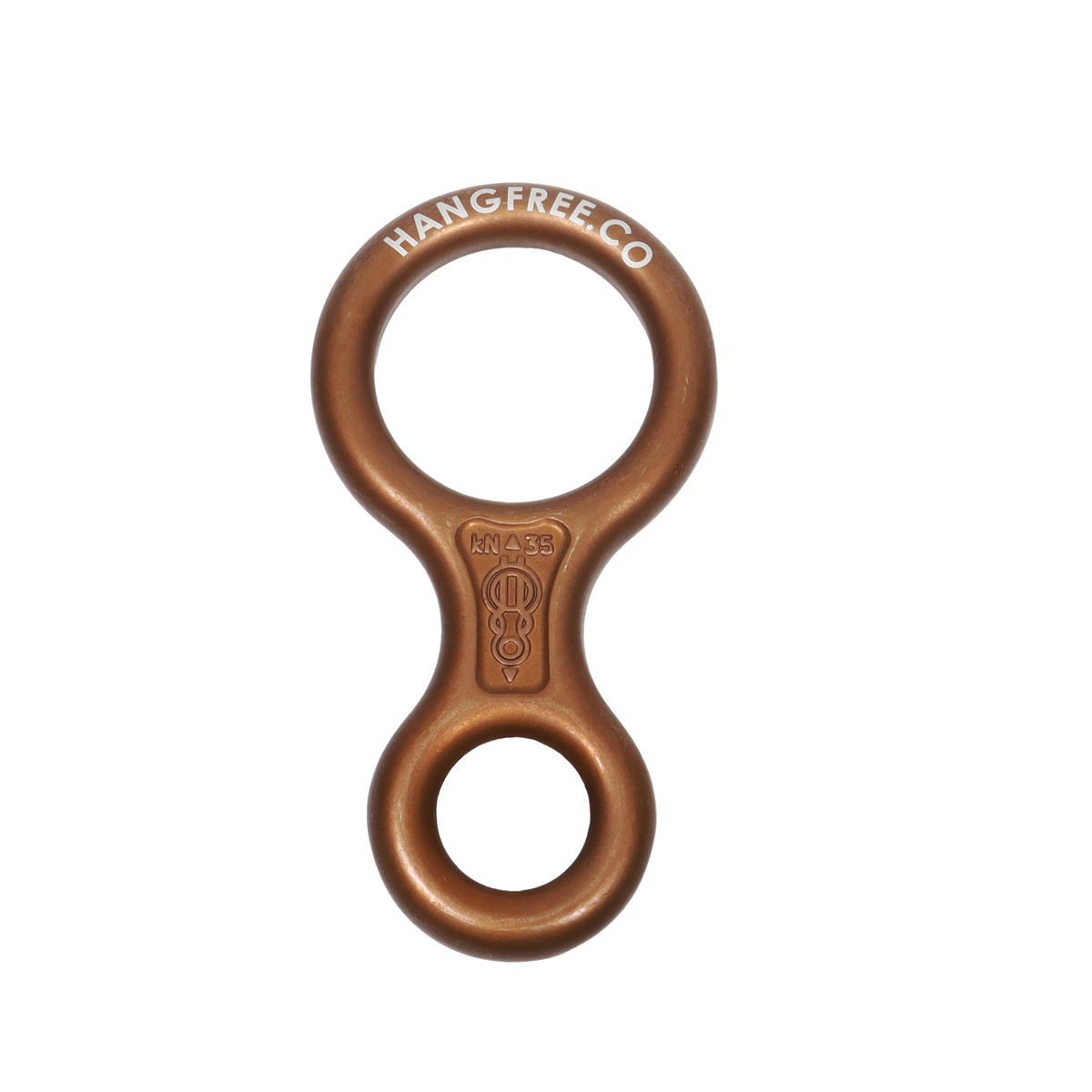Kong 8 Classic Descender, classic figure eight belay device for half, single, and double ropes