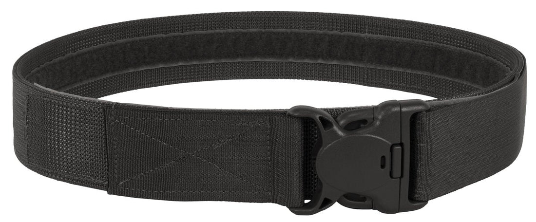 Elite Duty Belt 2 Inch made with double layer nylon webbing, featuring a contoured side-release locking buckle and adjustable fit for tactical use.