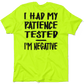 Patience - Safety Yellow T-Shirt