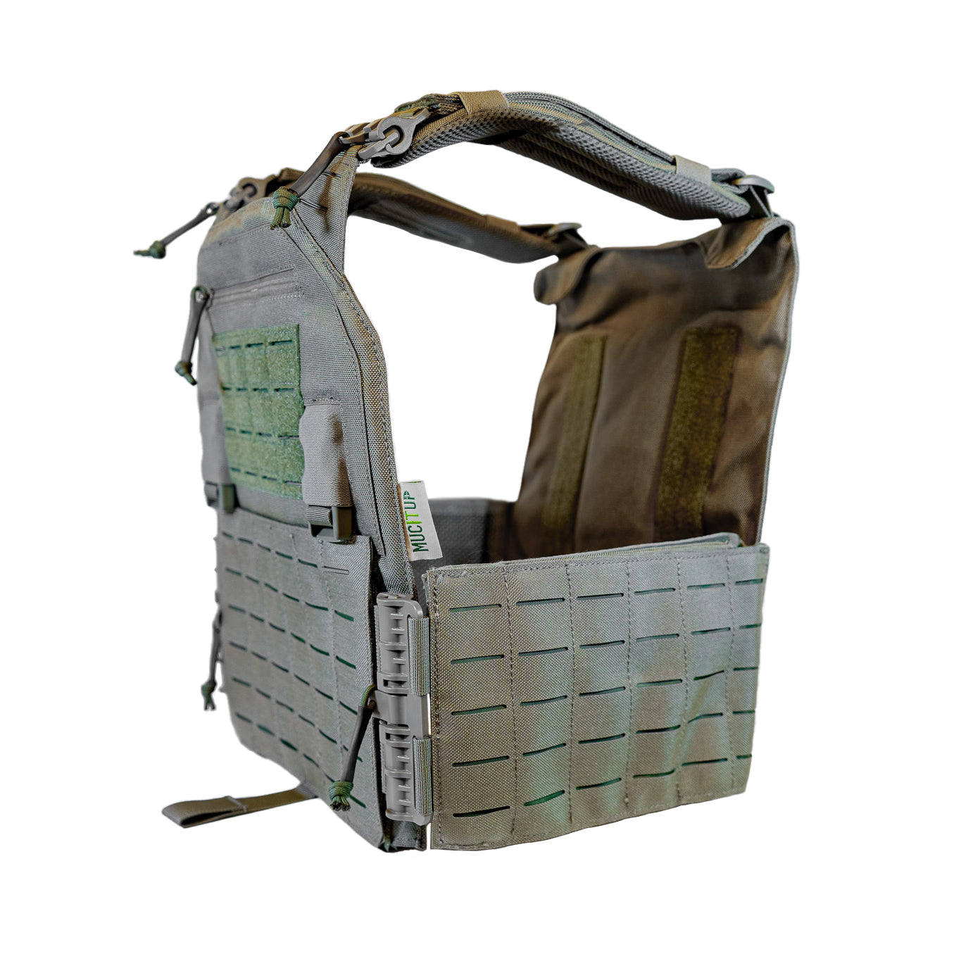 MUCTAC Plate Carrier 10x12 designed for home defense, blending style with effective gear organization.