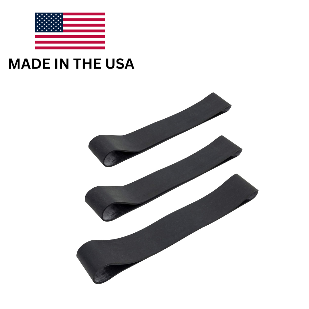 bike helmet rubber band LINE2design Firefighter Helmet Bands - Heavy Duty Rubber Helmet Band Fits for Modern & Traditional Style Fire Helmets Pack of 3