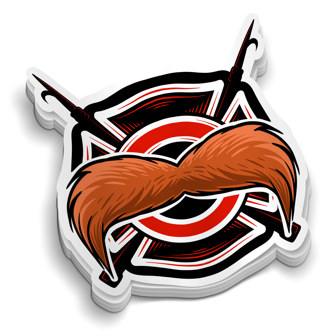 Funny Firefighting Stickers - Durable 2.8-Inch Vinyl Decals for Helmets, Tumblers, Laptops, perfect for adding humor to firefighter gear.