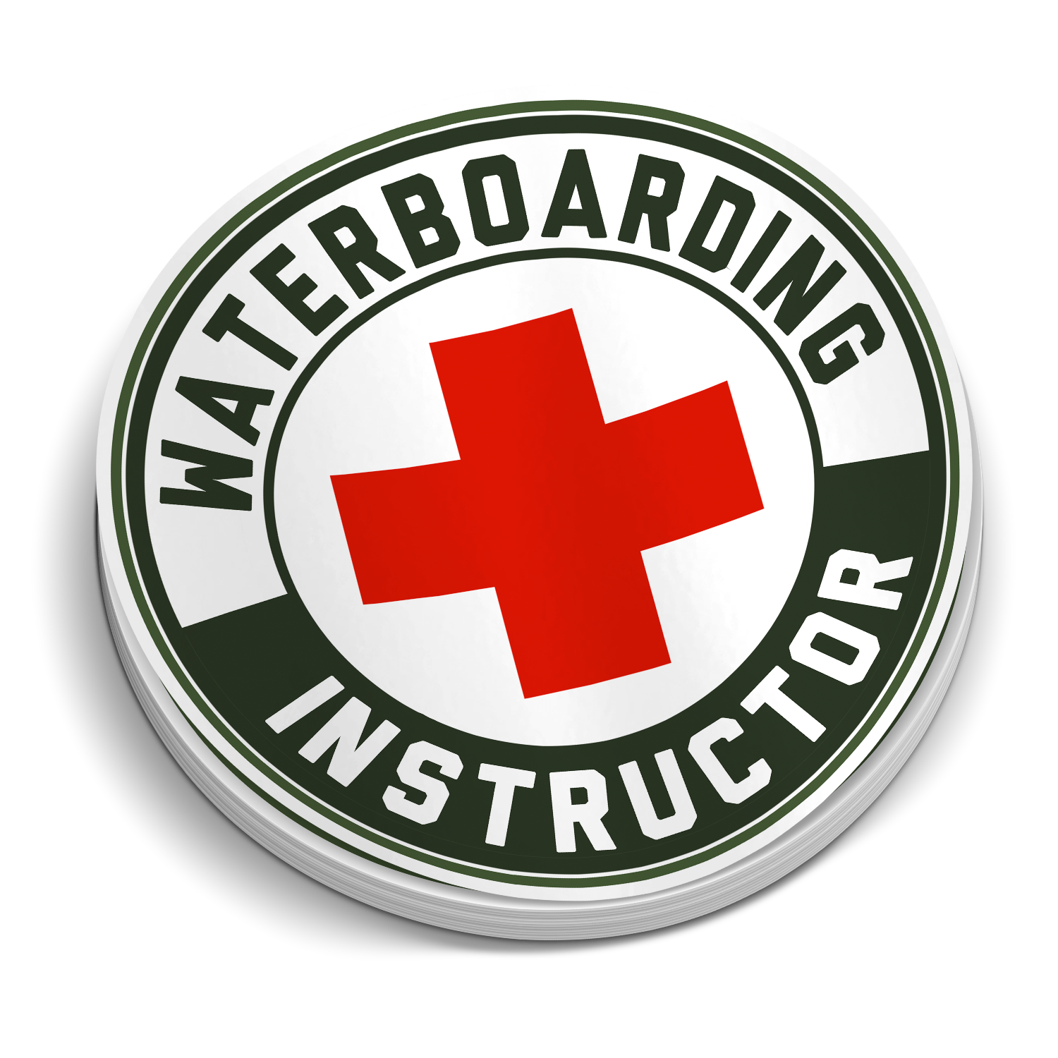 Funny military stickers from Sticker Fire featuring dark humor vinyl decals designed for windows, helmets, and laptops, perfect for expressing camaraderie and military humor.