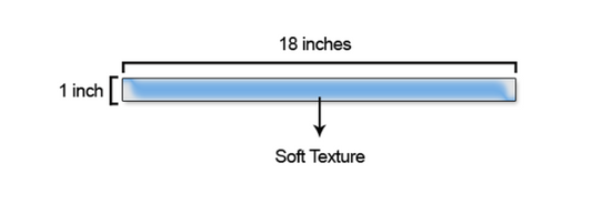 Latex-Free Tourniquet- Soft 1"x18" 1000pcs/case