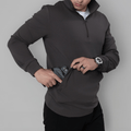 Stylish look of the Durable Quarter Zip, a favorite among concealed carry apparel.