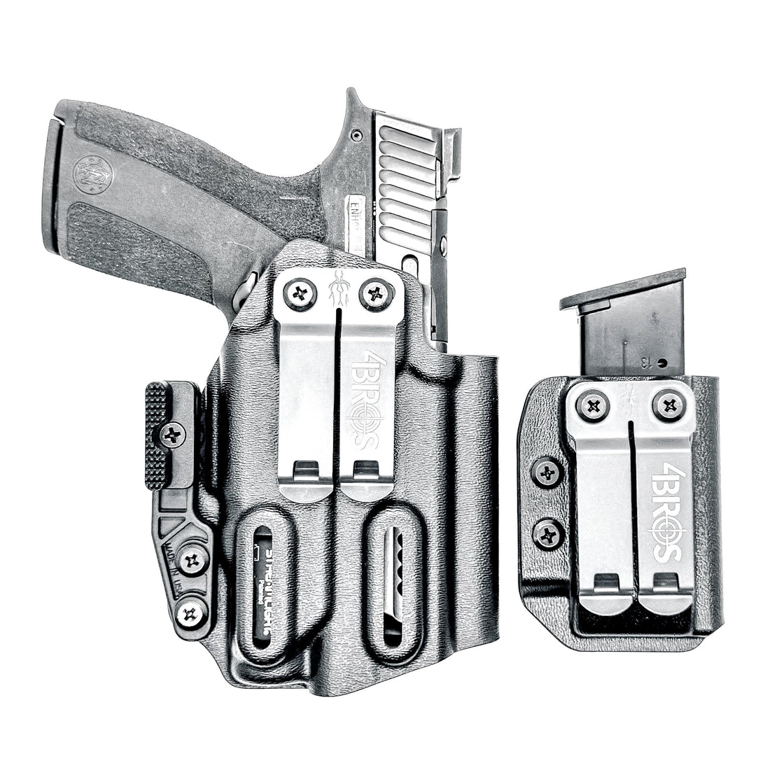 Smith & Wesson M&P Shield X & TLR-7 Sub IWB Holster with Magazine Carrier Combo