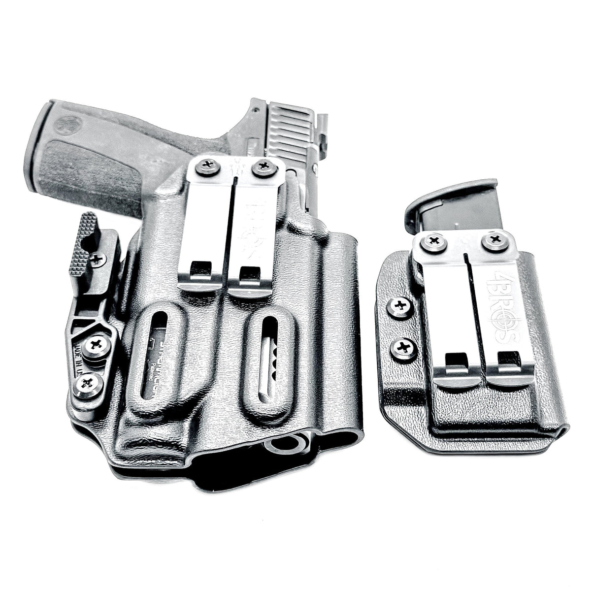 Smith & Wesson M&P Shield X & TLR-7 Sub IWB Holster with Magazine Carrier Combo - view 4