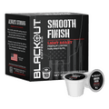 Smooth Finish Light Roast Coffee Pods by Blackout Coffee Co, featuring 18 single serve pods for a delightful coffee experience with light, toasted flavor and hints of acidity.