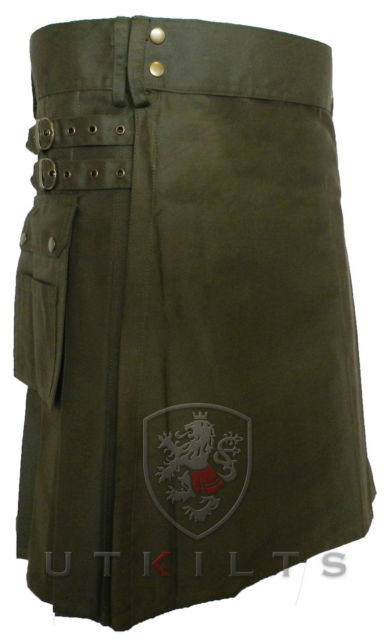 Standard Olive Green Utility Kilt