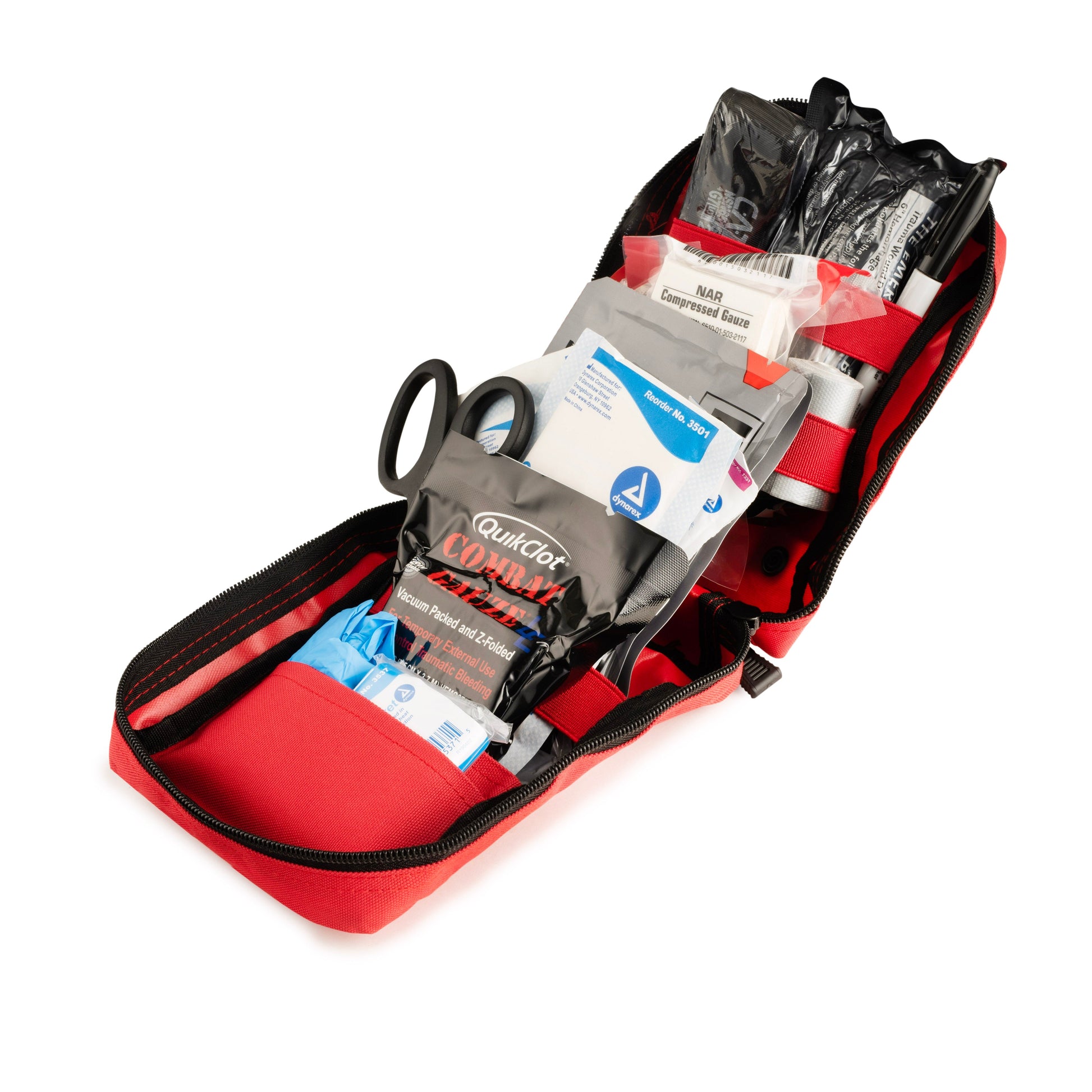 Scherber Public Access Bleeding Control Kit overview, showcasing essential trauma supplies for emergency bleeding control.