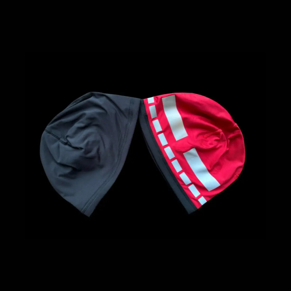 Reversible Beanie- Red No Text