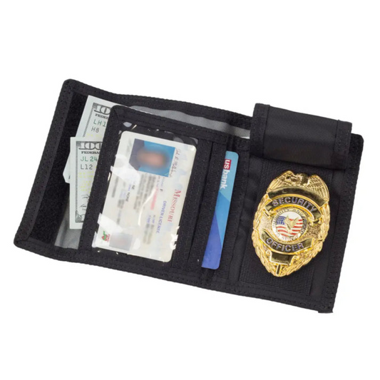 Tri-Fold Badge Wallet