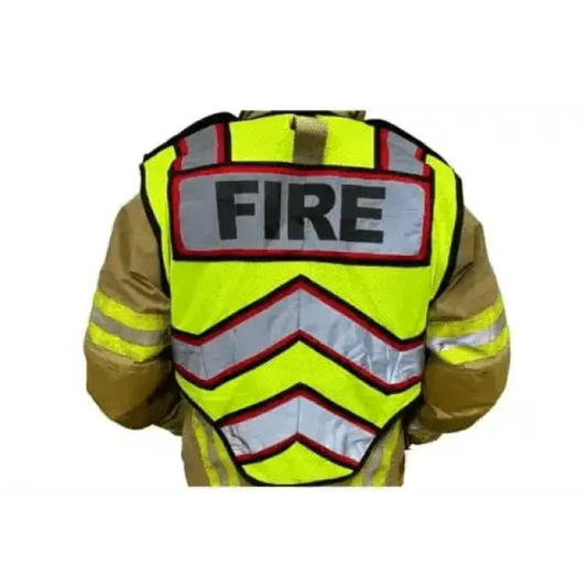 ULTRABRIGHT RED-FIRE PUBLIC SAFETY VEST