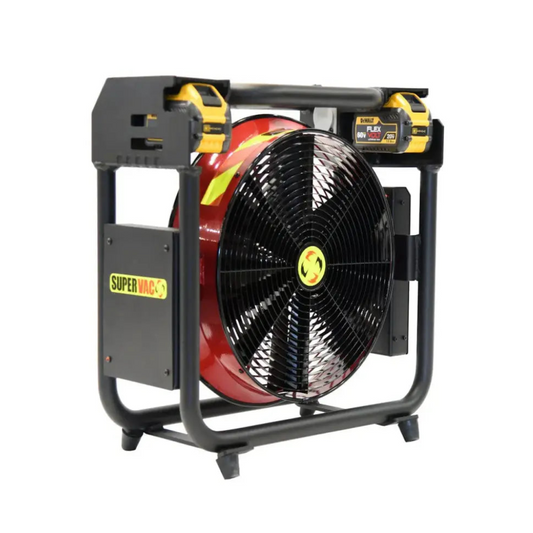 Super Vac V16-BD 16" DeWalt Battery Powered Positive Pressure Ventilator