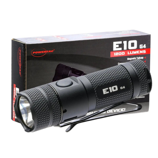 E10-G4 1,200 Lumen Magnetic Tail Cap EDC Flashlight