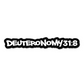 DEUTERONOMY 31.8 HELMET DECAL