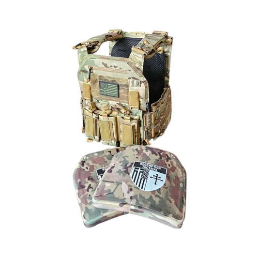 CRUSADER 2.0 ARMOR KIT Front/Back Plates LIGHTWEIGHT LEVEL IV (2) 10x12 Front/Back Plates Full Kit
