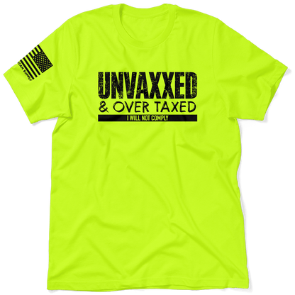 Over Taxxed - Safety Yellow Hi-Vis T-Shirt
