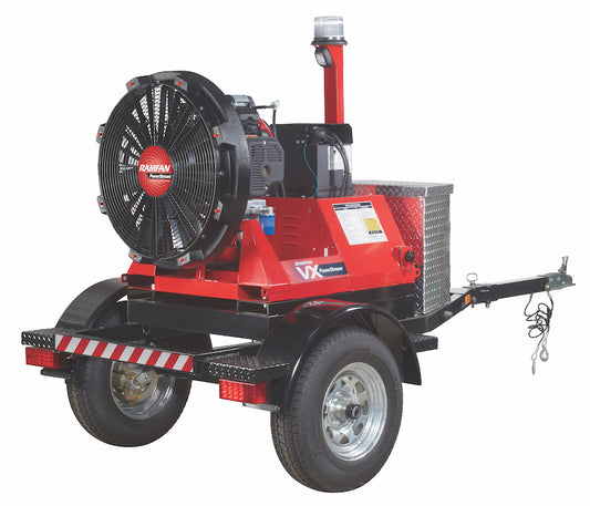VX700 23hp Gas Mobile trailer Fan