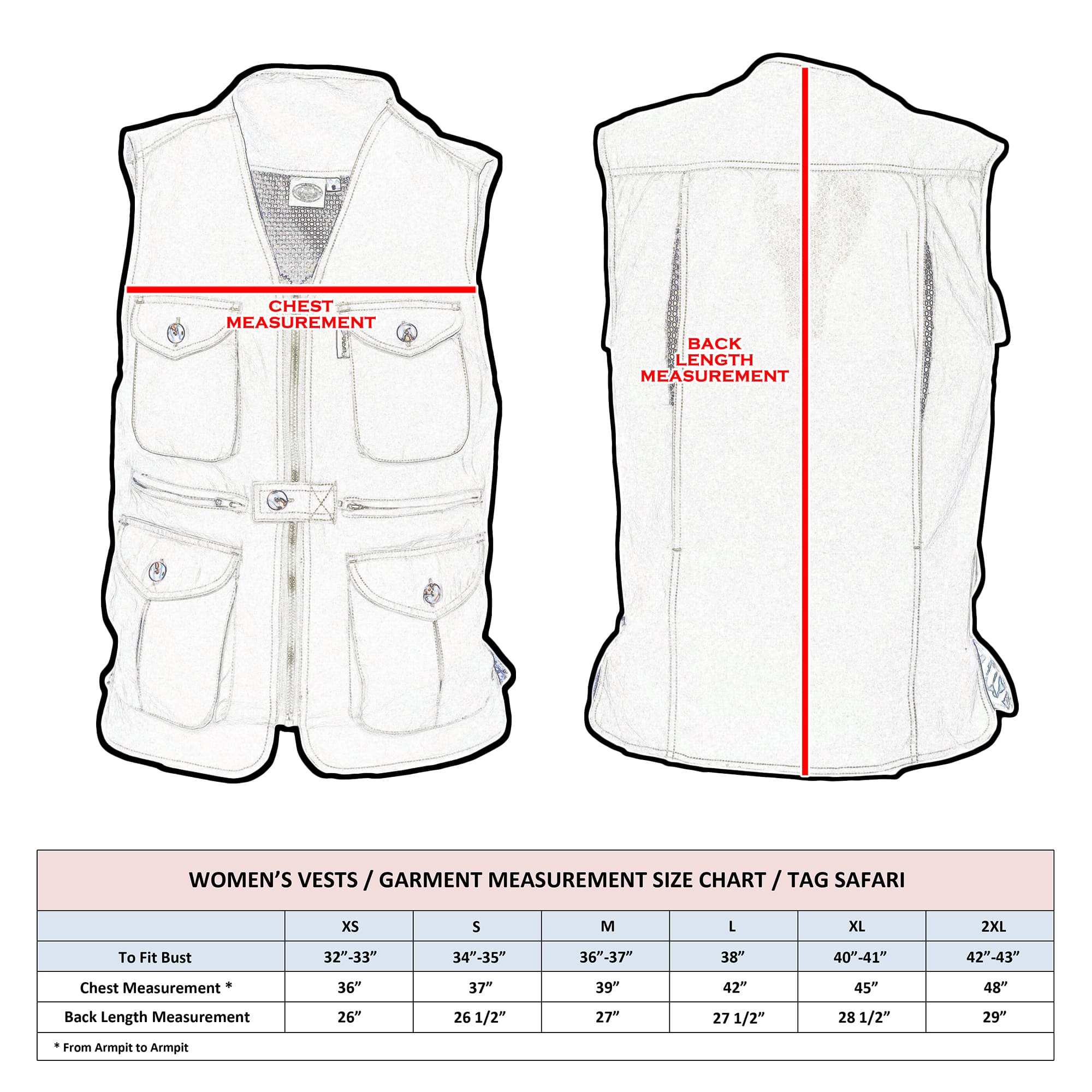 Safari Vest for Women - Chief Miller Apparel